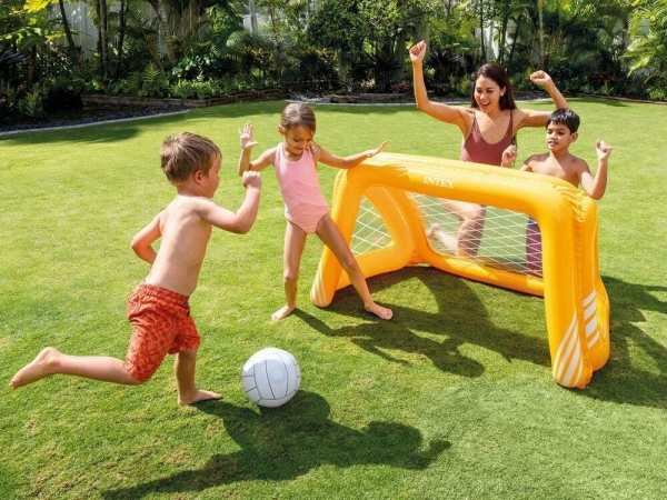 Intex aufblasbares Tor Fußball Polo 140x89x81cm für Pool und Garten Wasserspaß